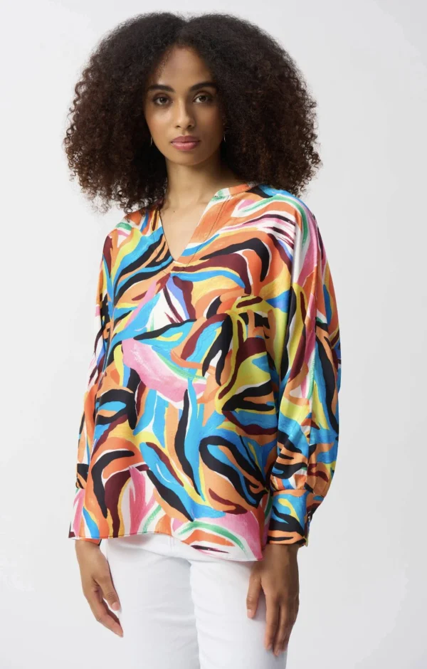 251122 Multi Blouse - Joseph Ribkoff | Mary's Of Enfield