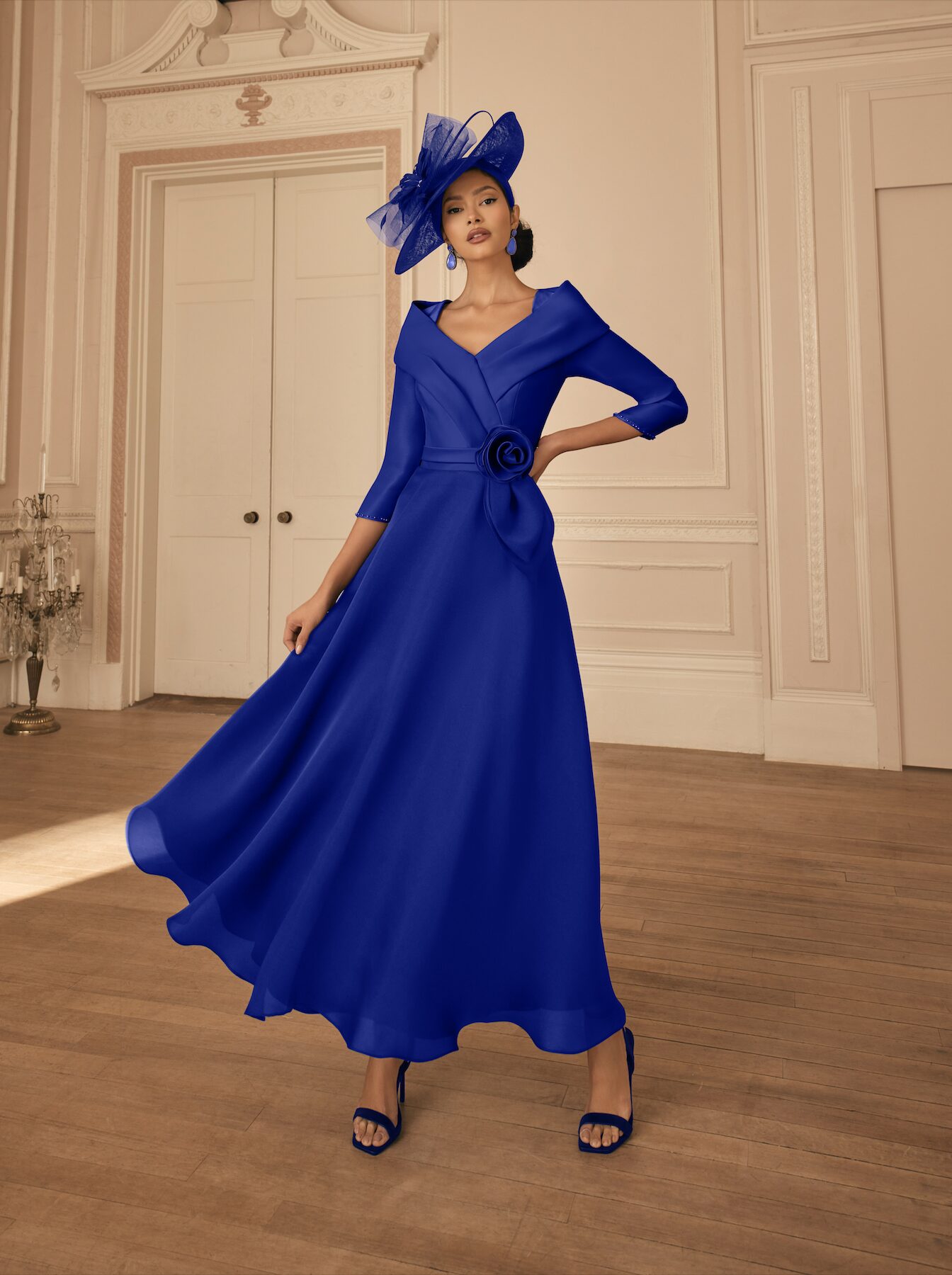 mother of the bride cocktail dresses Kinsley Beaded Mothers Dress main image 0