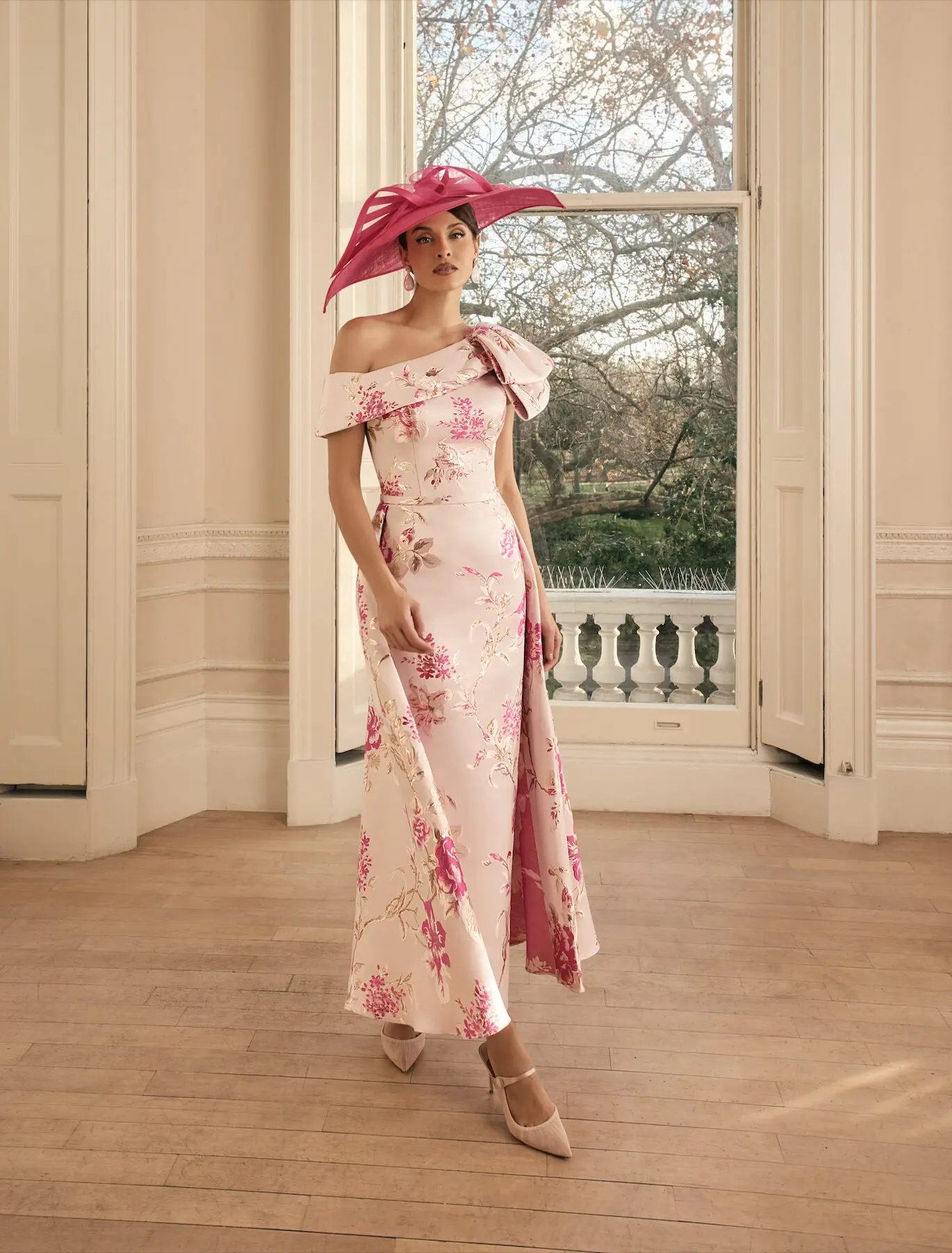 veni infantino pink dress Gown Ronald Joyce Mother Veni Infantino Sale Outfits Maxi Dress Pink Mother Of The Bride Dresses